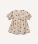 Crinkle Button Dress - Imagen 5